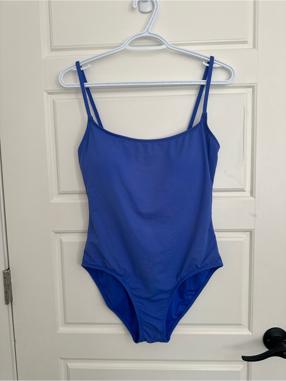 Anne Cole Solid Blue One-Piece Swimsuit